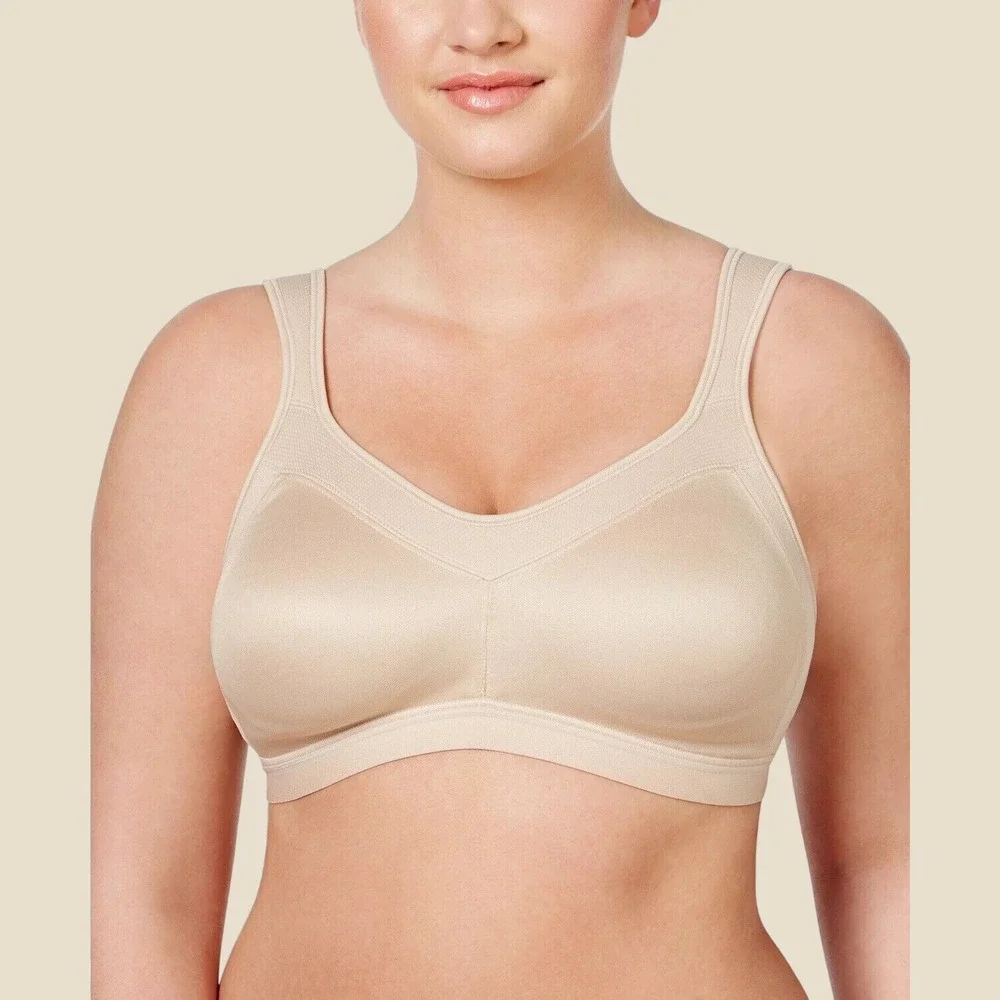 Playtex Wireless Bra 4159 Comfort Mesh Full Coverage Minimalist Beige 40C